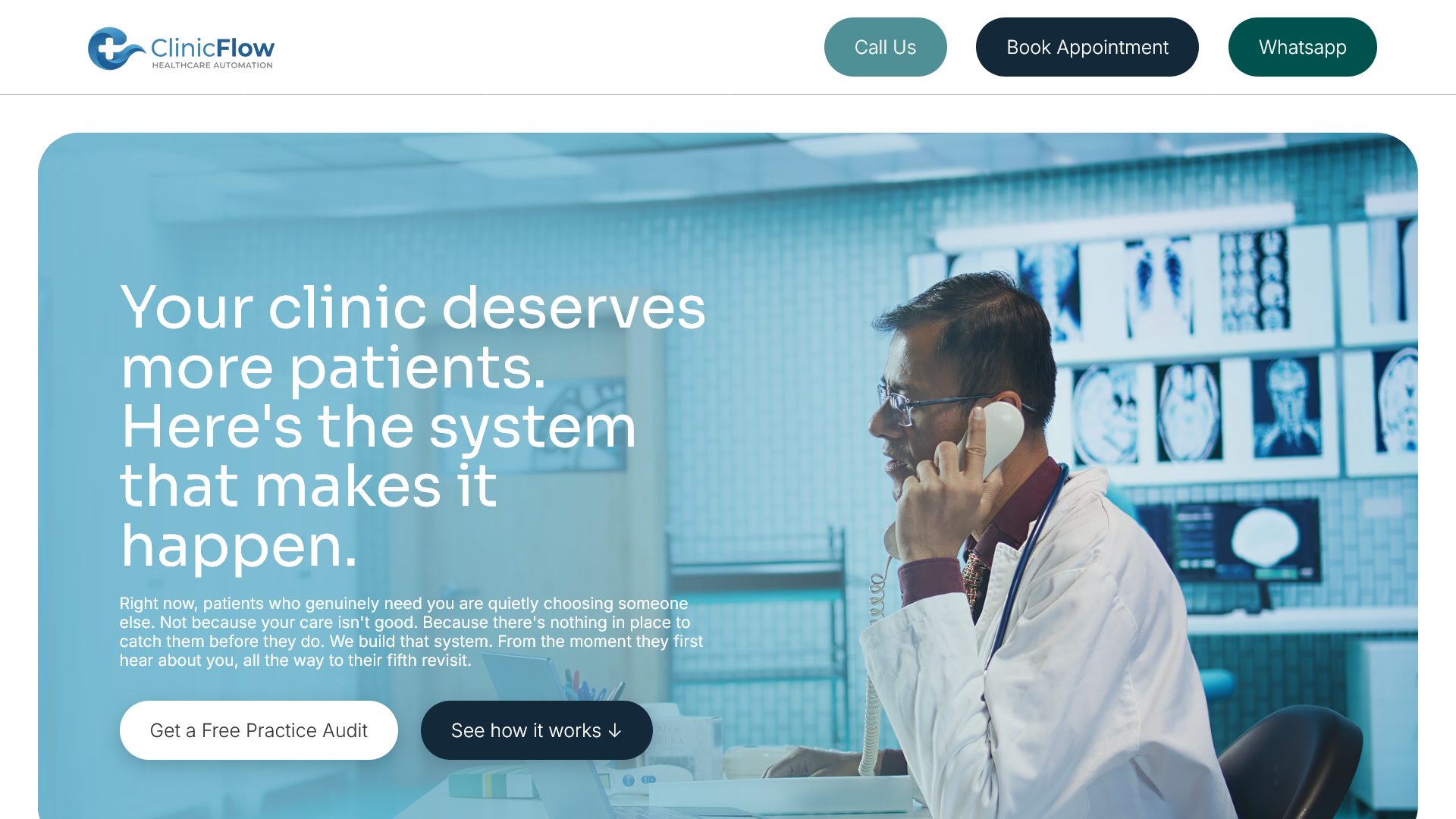 ClinicFlow automation map.